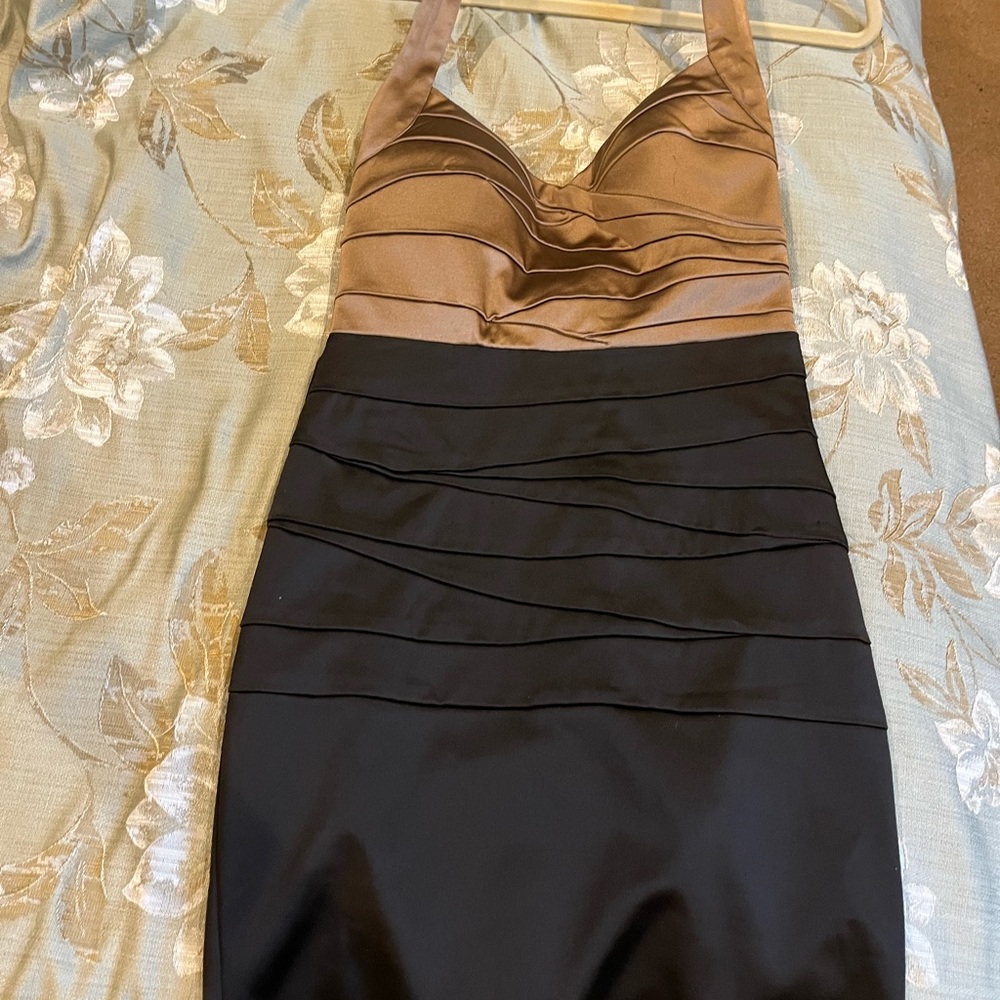 Two Toned Fitted Dress